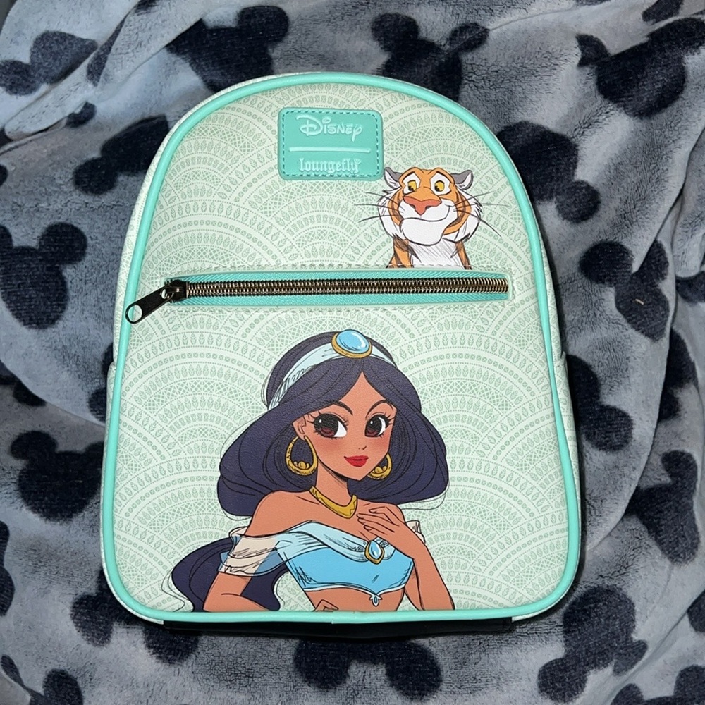 Princess Jasmine and Rajah Loungefly backpack